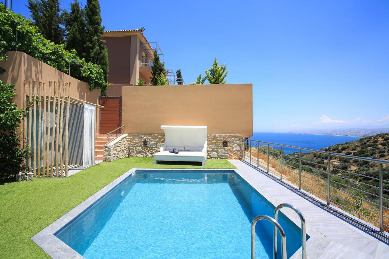 Design Villa Nicol - Heated Pool - Summer Kitchen Heraklion Zewnętrze zdjęcie